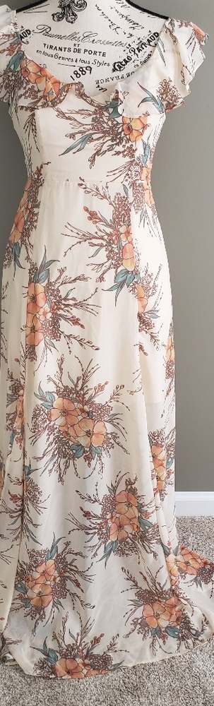 Floral Print Maxi Dress